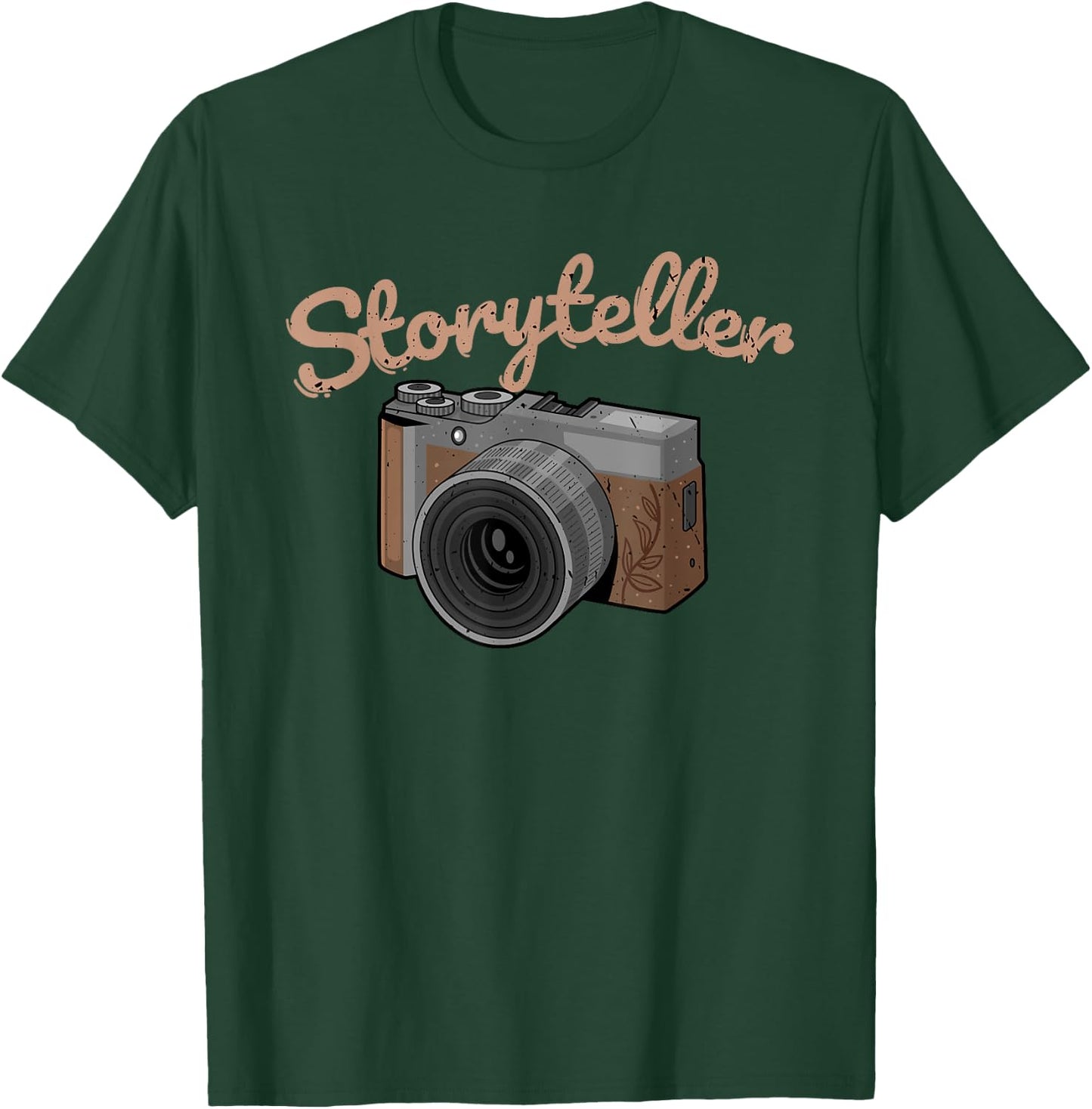 Cool Storyteller Funny Camera Photographer Gift Men Women T-Shirt - T-Shirt | Forest