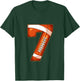 7th Birthday Football T-Shirt - T-Shirt | Forest