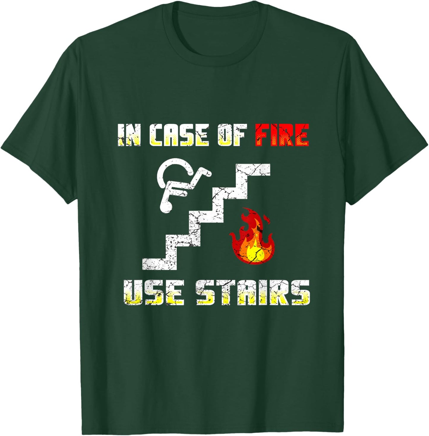 Wheelchair Humour Disability Handicap T-Shirt - T-Shirt | Forest