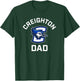 Creighton University Bluejays Arched Dad T-Shirt - T-Shirt | Forest