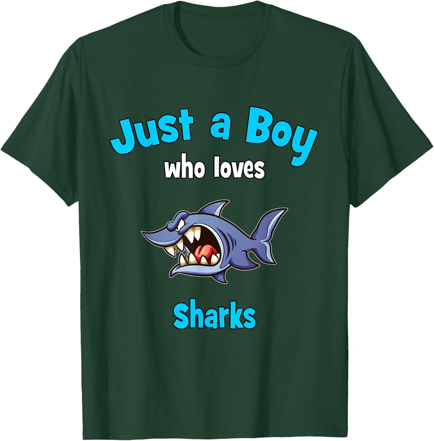 Shark for Boys | Kids Shark T-Shirt - T-Shirt | Forest
