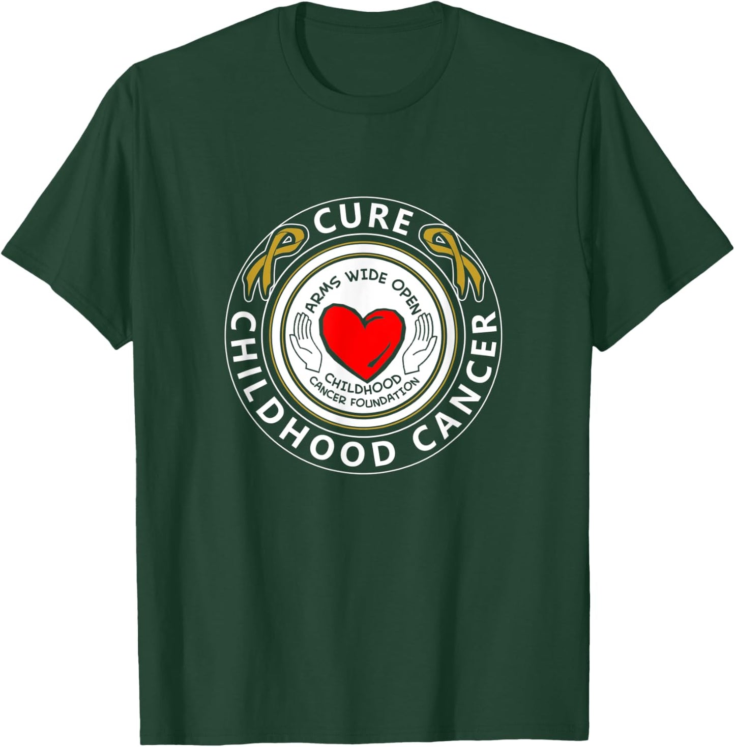 Arms Wide Open Childhood Cancer Foundation T-Shirt - T-Shirt | Forest