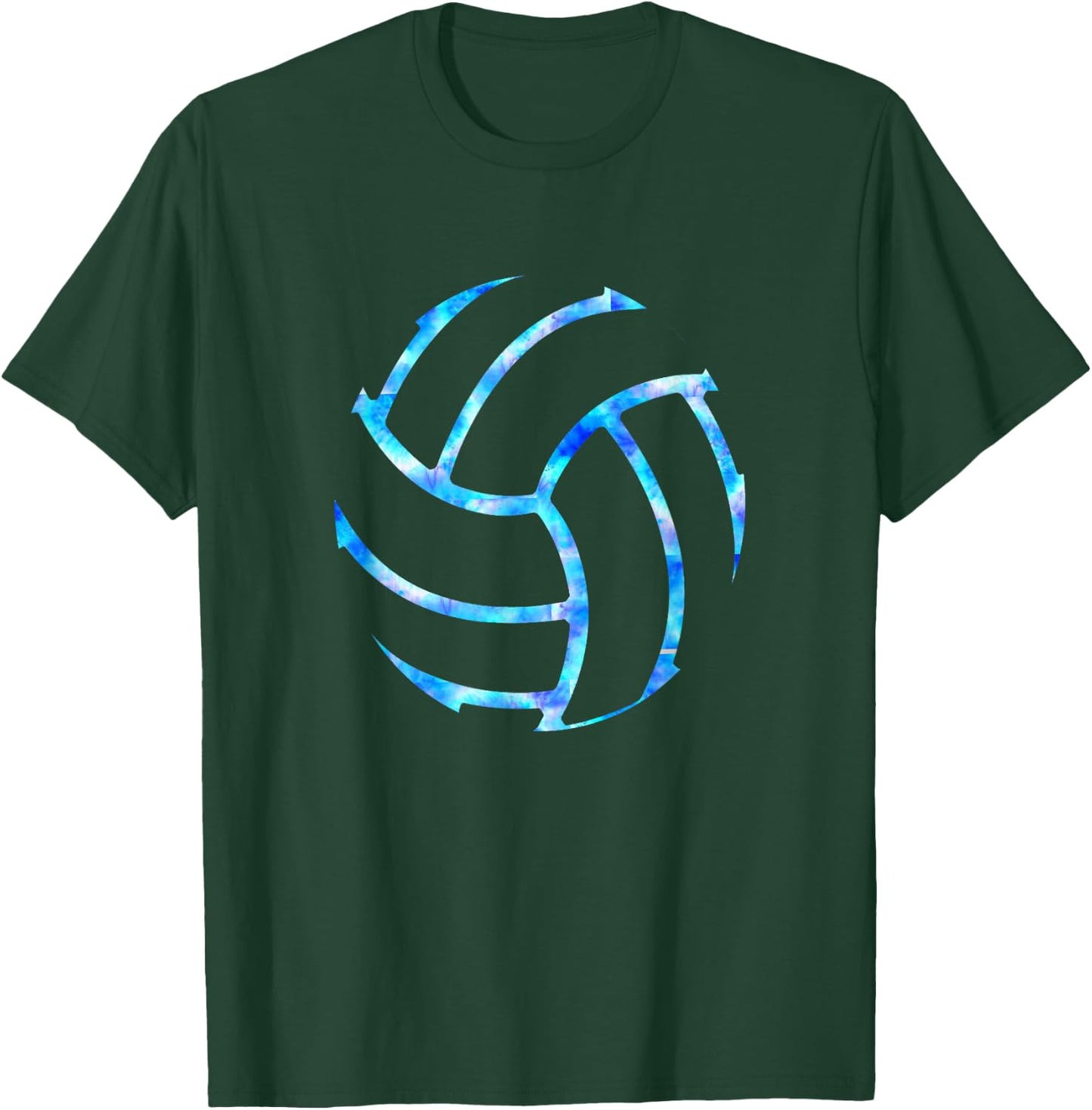 Volleyball Stuff Attire tie dye Gift a Teen Girl Player T-Shirt - T-Shirt | Forest