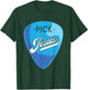 Pick Jesus, Guitarist Believer, Faithful Guitarist T-Shirt - T-Shirt | Forest