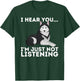 I Hear You I'm just not Listening Siberian Husky Lover Sibe Small T-Shirt - T-Shirt | Forest