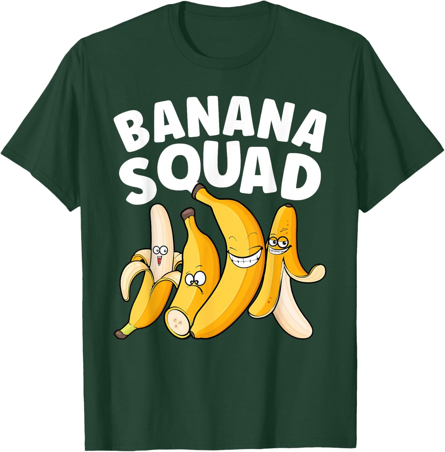 Funny Banana Design Women Kids Fruit Banana Lover T-Shirt - T-Shirt | Forest