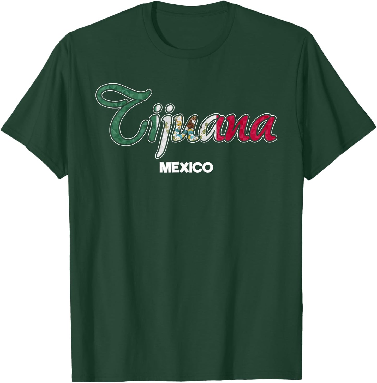 Tijuana City Flag Mexican T-Shirt - T-Shirt | Forest