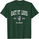 East St. Louis Illinois IL Vintage American Flag Design Kids Men T-Shirt - T-Shirt | Forest