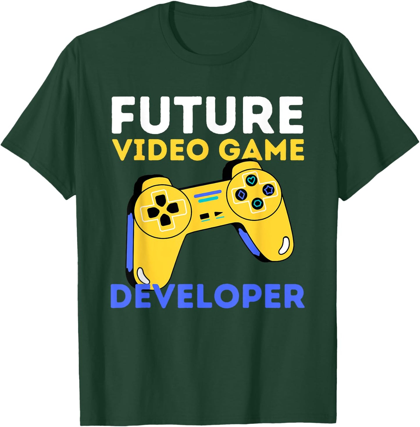 Future Video Game Developer - Game Designer & Programmer T-Shirt - T-Shirt | Forest