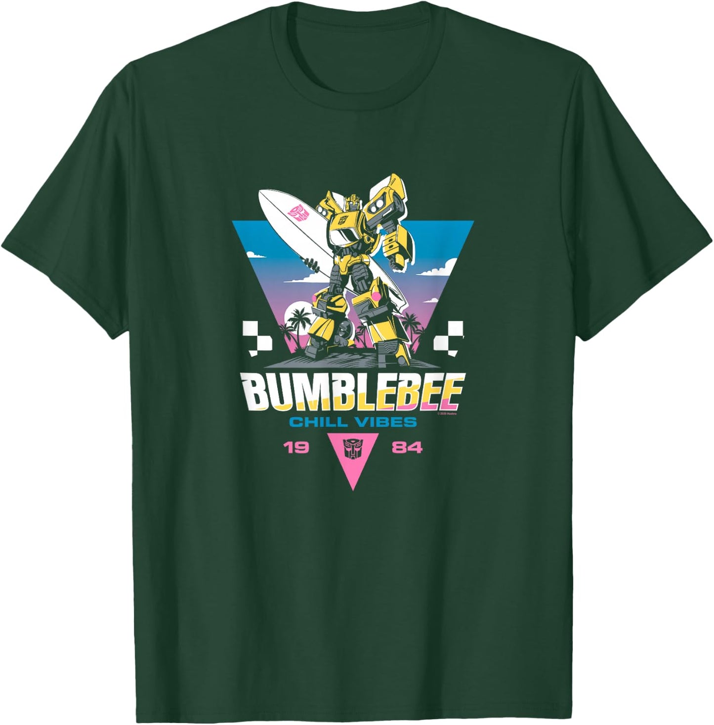 Transformers Bumblebee Chill Vibes Portrait T-Shirt - T-Shirt | Forest