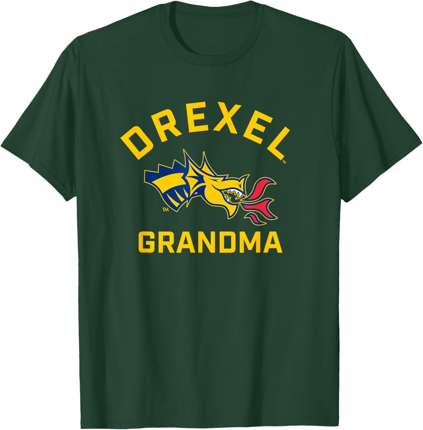 Drexel University Dragons Arched Grandma T-Shirt - T-Shirt | Forest