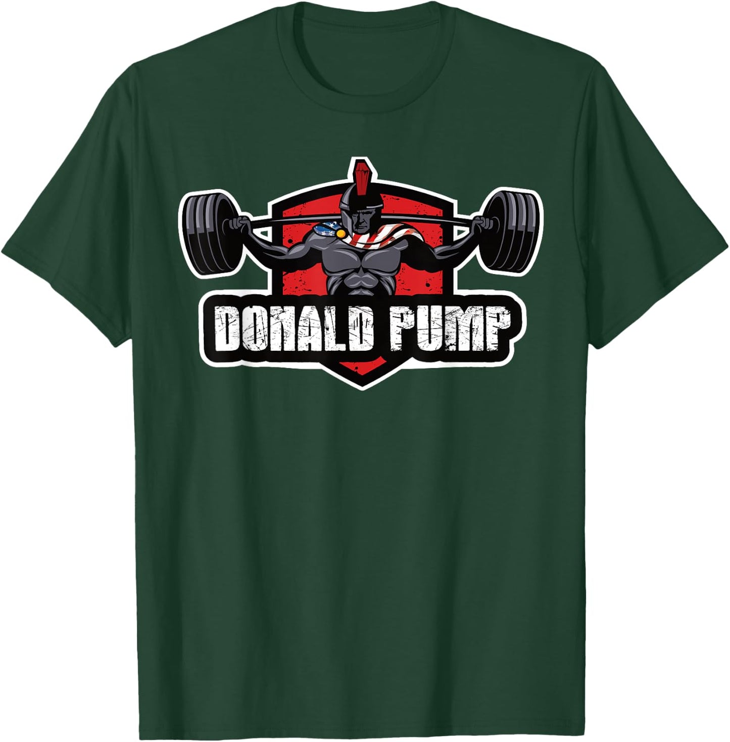 Donald Pump - Trump Weightlifting America 2020 T-Shirt - T-Shirt | Forest