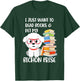 I Just Want to Read Books and Pet My Bichon Frise Dog Women Girls Kids T-Shirt - T-Shirt | Forest