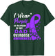 I Wear Purple In Memory Of My Dad Overdose Awareness T-Shirt - T-Shirt | Forest