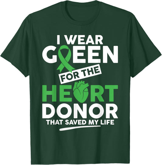 Heart Transplant Survivor Living Heart Donor Organ Donor T-Shirt - T-Shirt | Forest
