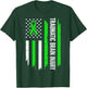Traumatic Brain Injury Awareness American Flag TBI Survivor T-Shirt - T-Shirt | Forest