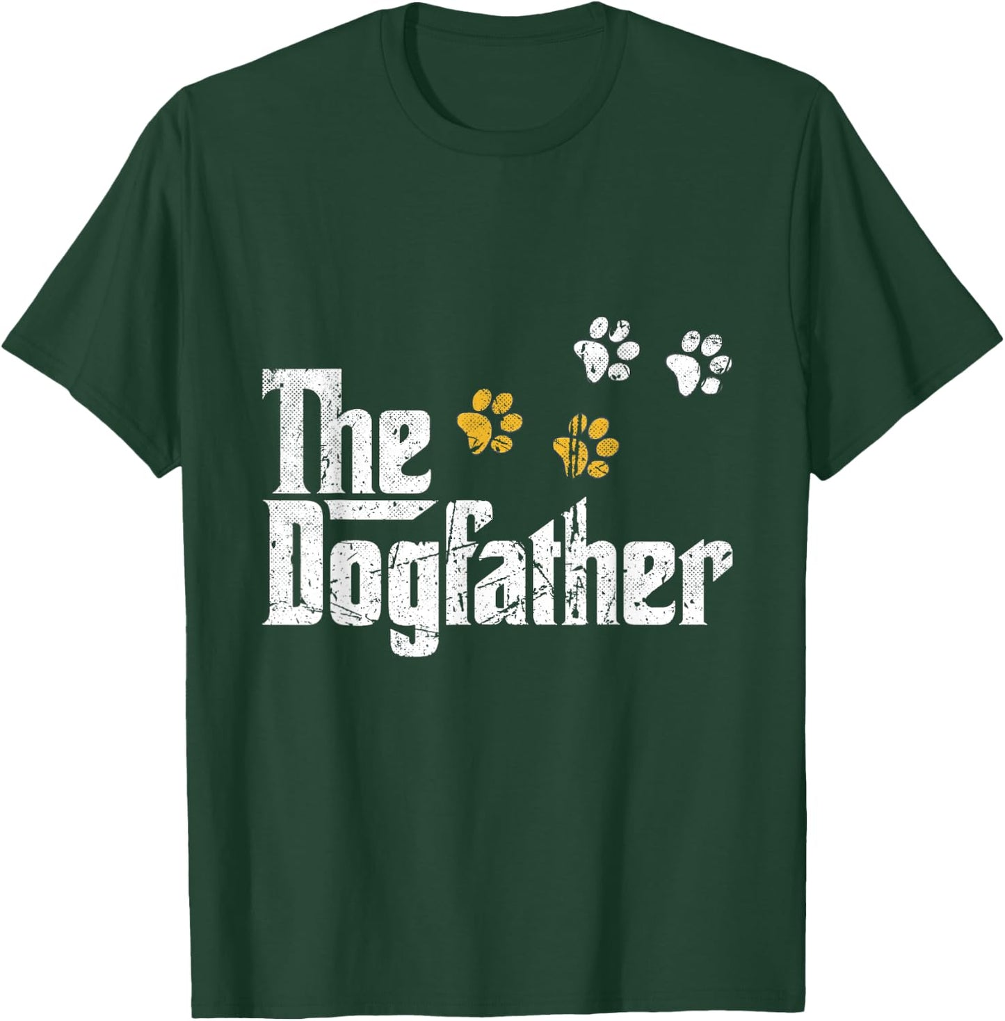 The Dogfather Dad Fathers Day Gift Cute Idea T-Shirt - T-Shirt | Forest