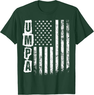 Umpa Father's Day American Flag 4th of July Xmas T-Shirt - T-Shirt | Forest
