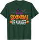 One Spooky HR Manager Halloween Costume Gift Women T-Shirt - T-Shirt | Forest