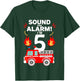 Kids 5th Birthday Fire Truck 5 Year Old Birthday Boy Firefighter T-Shirt - T-Shirt | Forest