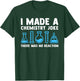 Funny Chemistry Science Teacher Chemist Men Women Gift Small T-Shirt - T-Shirt | Forest