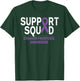 Support Squad Craniosynostosis CSO Awareness Purple Ribbon T-Shirt - T-Shirt | Forest