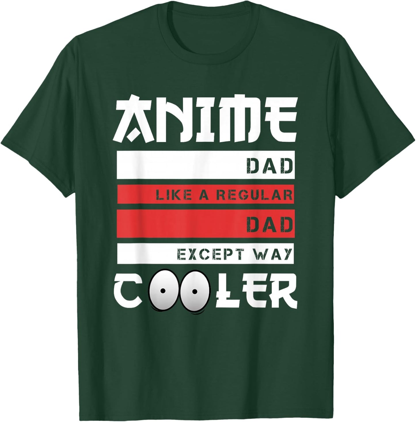 Anime Dad Funny Father's Day Cute Japanese Anime Dad Otaku T-Shirt - T-Shirt | Forest