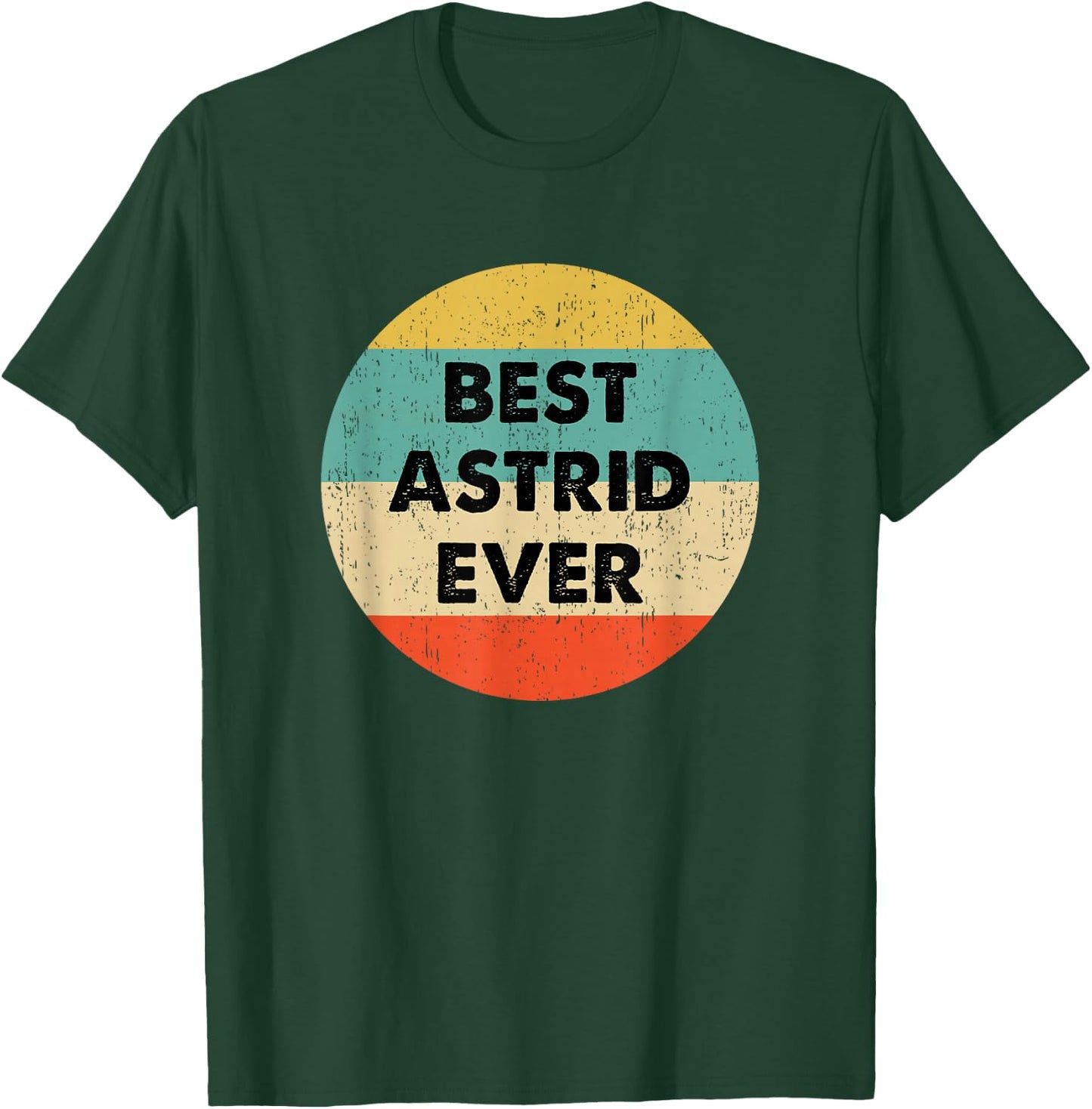 Astrid Name T-Shirt - T-Shirt | Forest