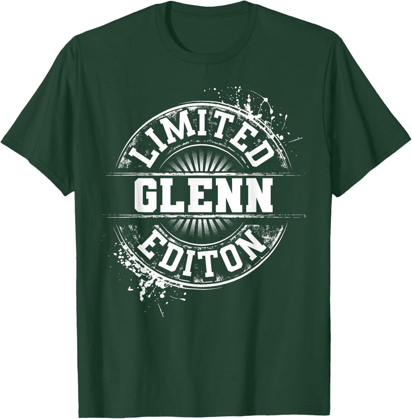 GLENN Funny Surname Family Tree Birthday Reunion Gift T-Shirt - T-Shirt | Forest