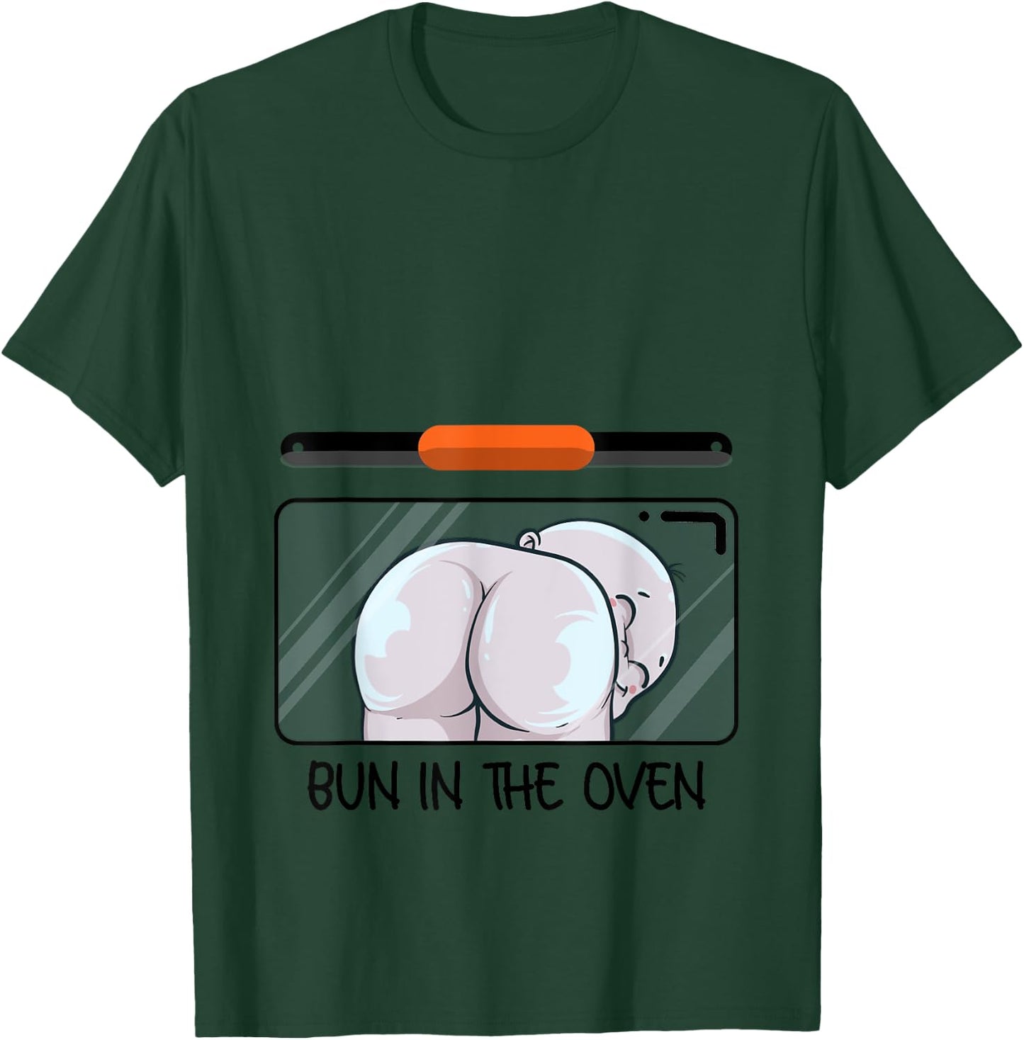 Funny Bun In The Oven Gift | Cute Expecting Pregnant Women T-Shirt - T-Shirt | Forest
