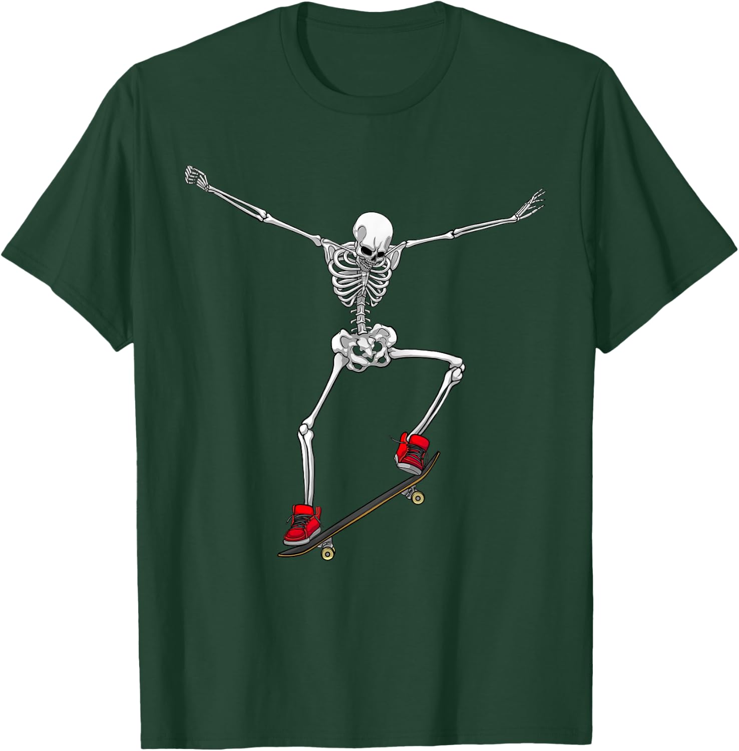 Funny Skateboarding Women Skateboard Skateboarder T-Shirt - T-Shirt | Forest