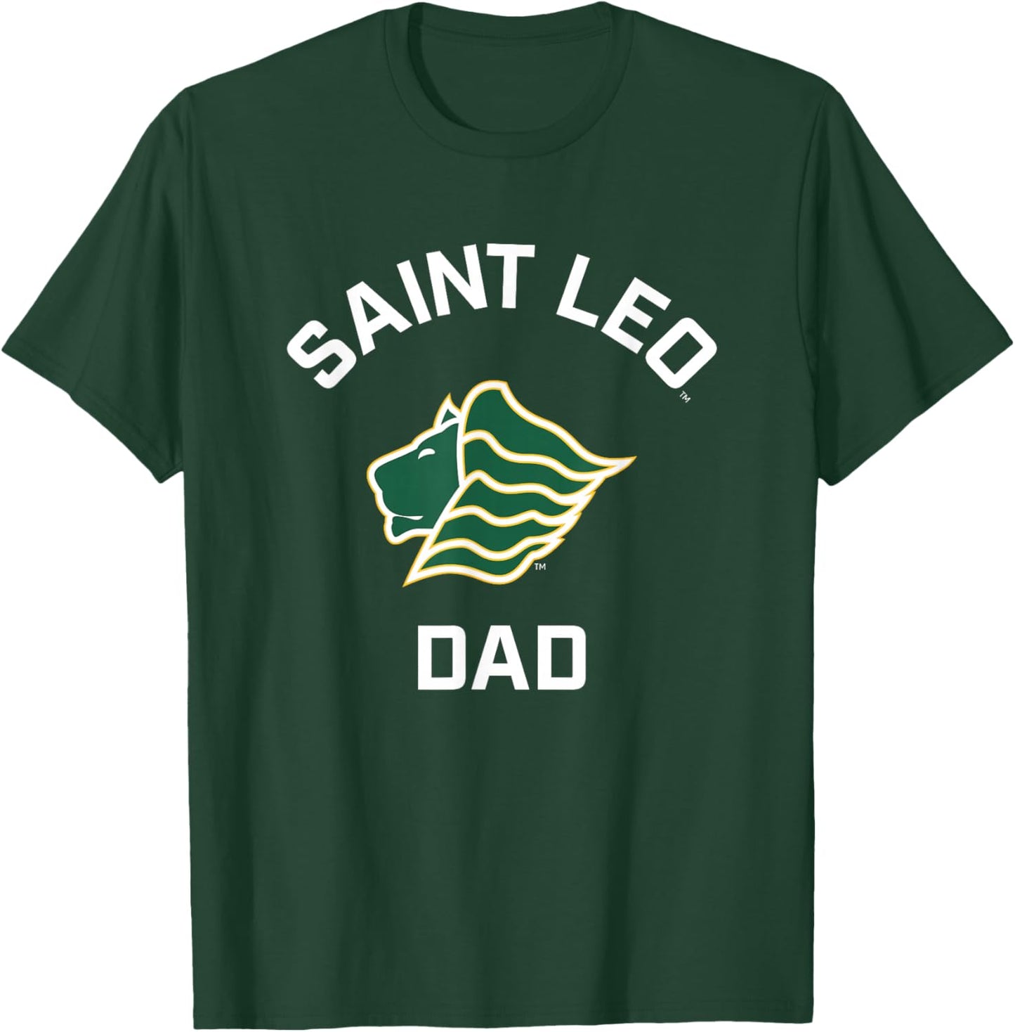 Saint Leo University Lions Arched Dad T-Shirt - T-Shirt | Forest