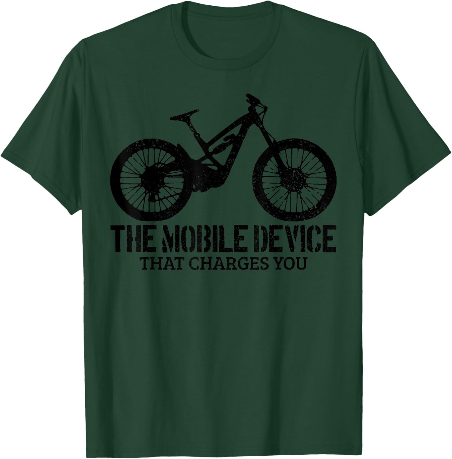 Mountain Bike MTB Downhil Biking Mountain Biker Gift Funny T-Shirt - T-Shirt | Forest