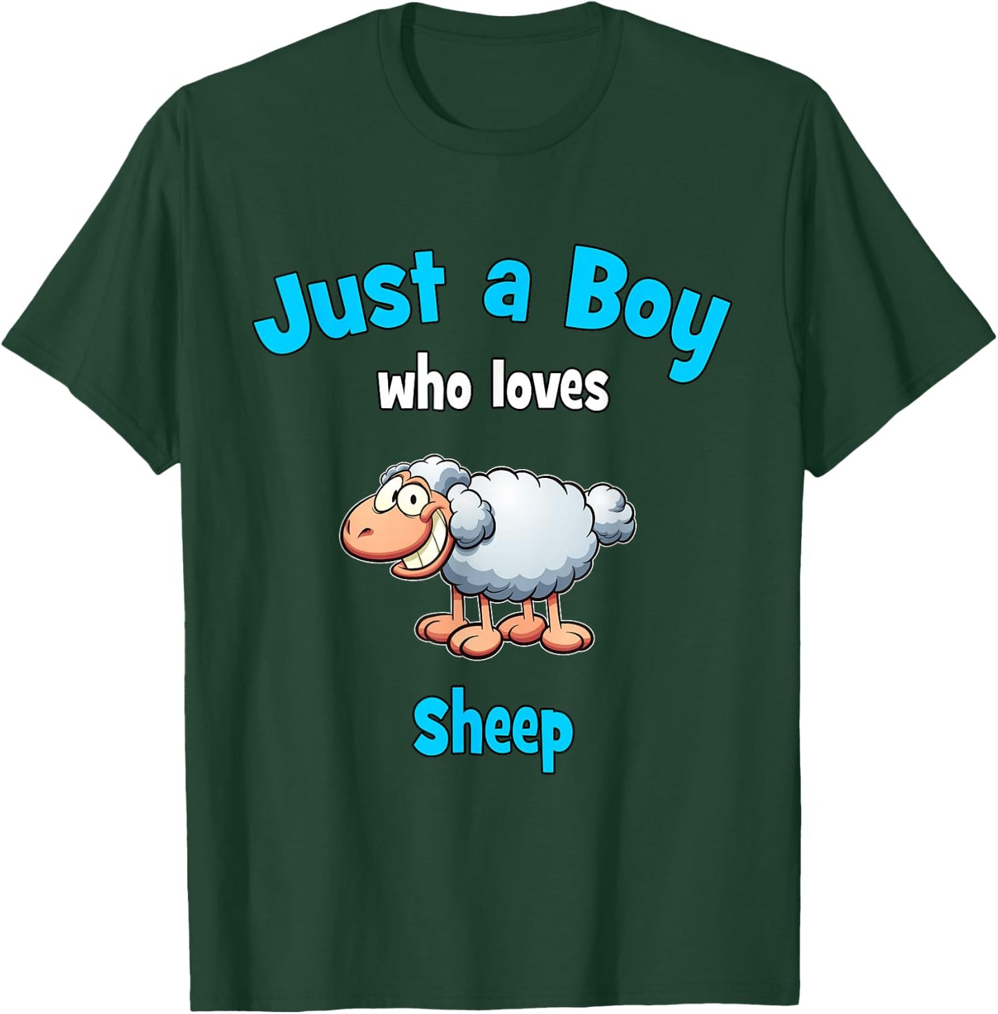 Sheep Shirt for Boys | Children's Sheep T-Shirt - T-Shirt | Forest
