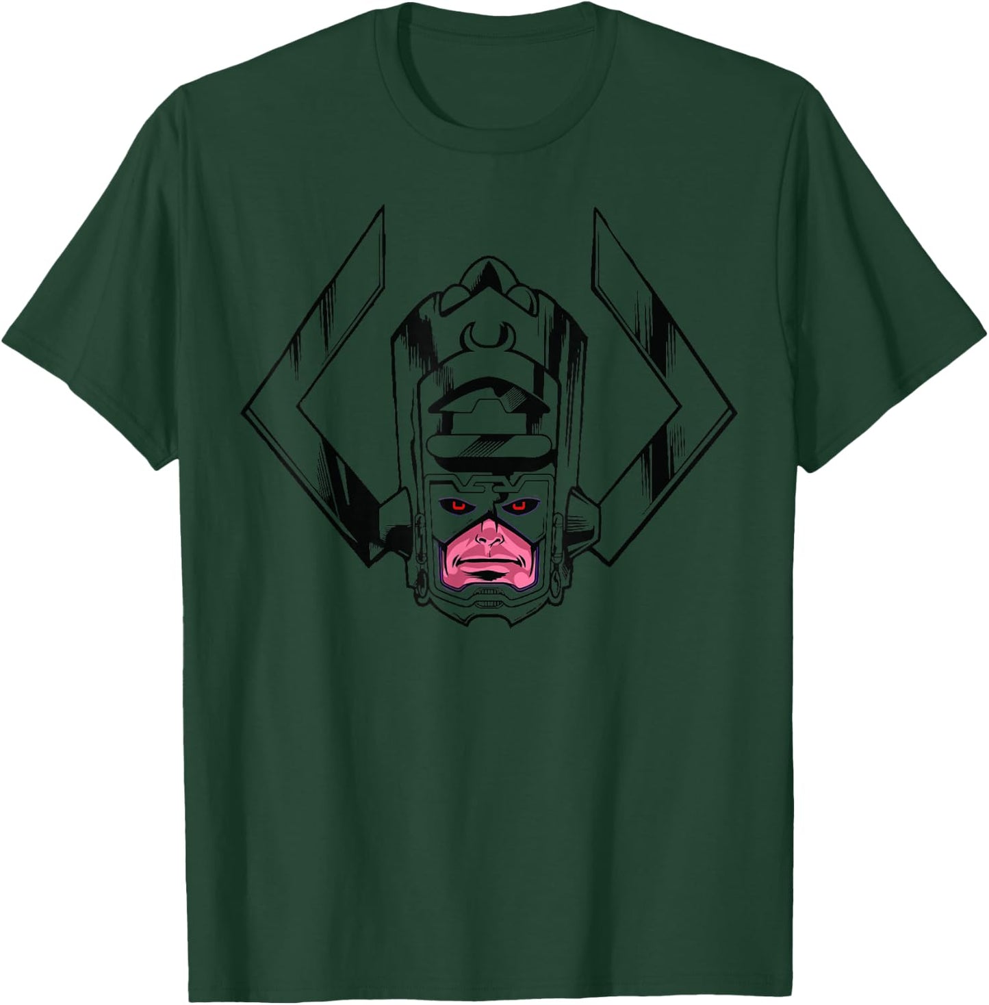 Marvel Fantastic Four Galactus Big Face Outline T-Shirt - T-Shirt | Forest