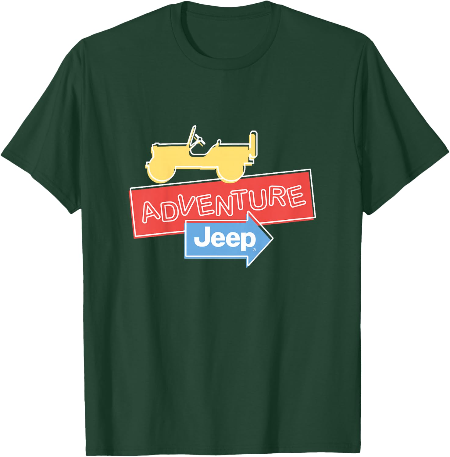 Kids J is for Jeep - Officially Licensed T-Shirt - T-Shirt | Forest