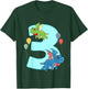 Kids 3th Birthday Party Funny Kids Boys 3 Years Old Dragon Lover T-Shirt - T-Shirt | Forest