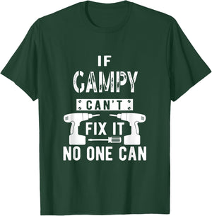 If Gampy Can't Fix It No One Can Grandpa T-Shirt - T-Shirt | Forest