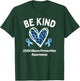 Be Kind Child Abuse Prevention Awareness Cute Leopard Heart T-Shirt - T-Shirt | Forest