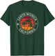 California Sunset Surfer and Seagull Santa Monica Beach T-Shirt - T-Shirt | Forest