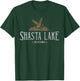 Shasta Lake California Mountains Camp Hiking Eagle Vintage T-Shirt - T-Shirt | Forest