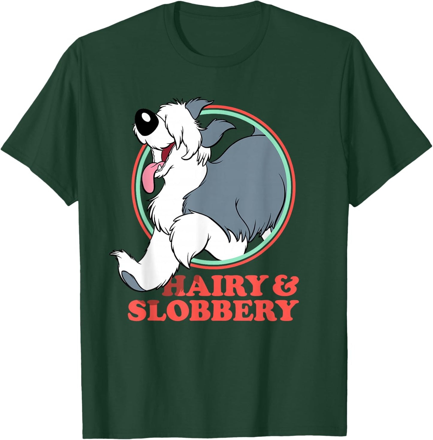Disney The Little Mermaid Max Hairy & Slobbery T-Shirt - T-Shirt | Forest