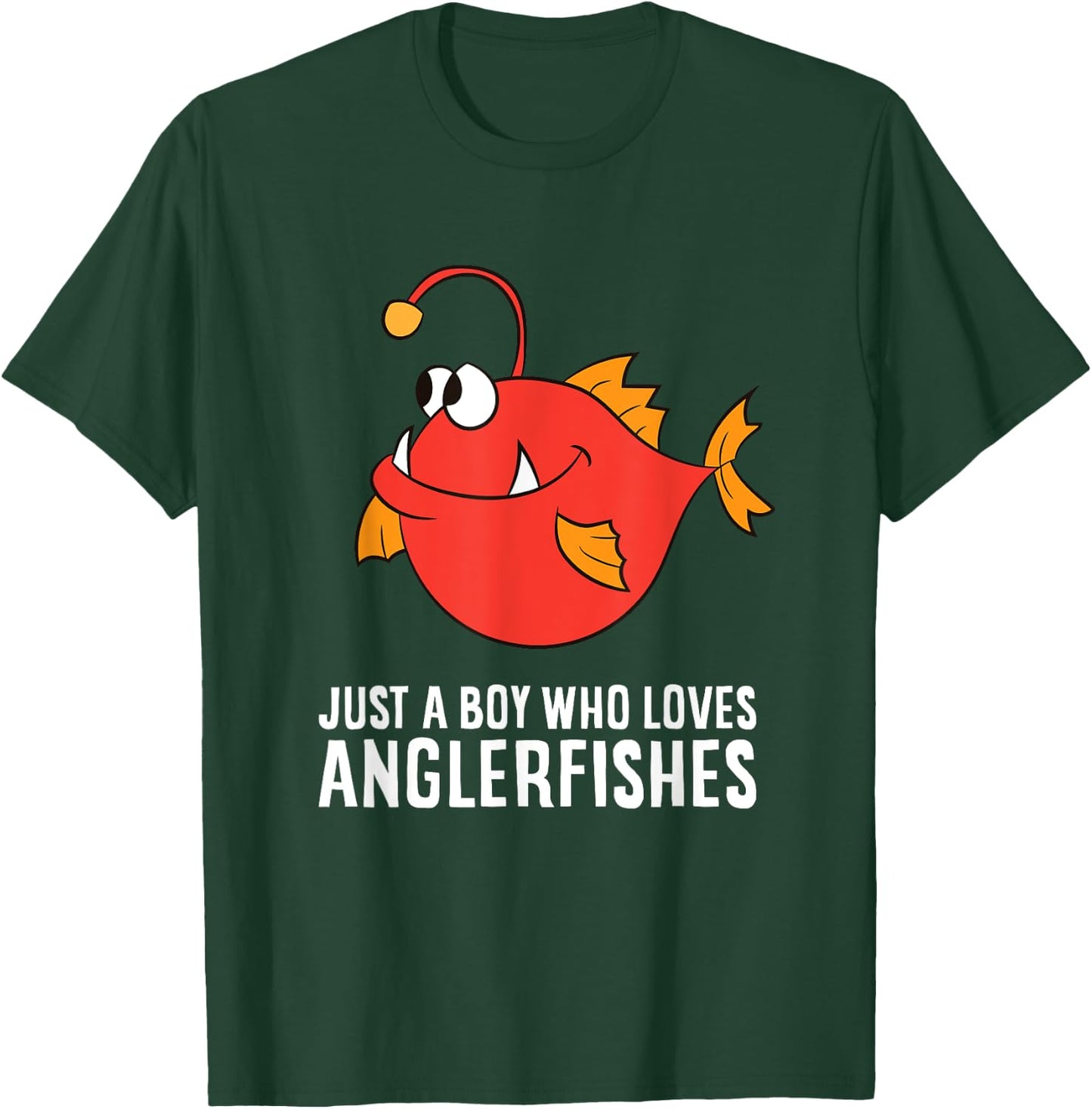 Just a Boy Who Loves Anglerfishes T-Shirt - T-Shirt | Forest