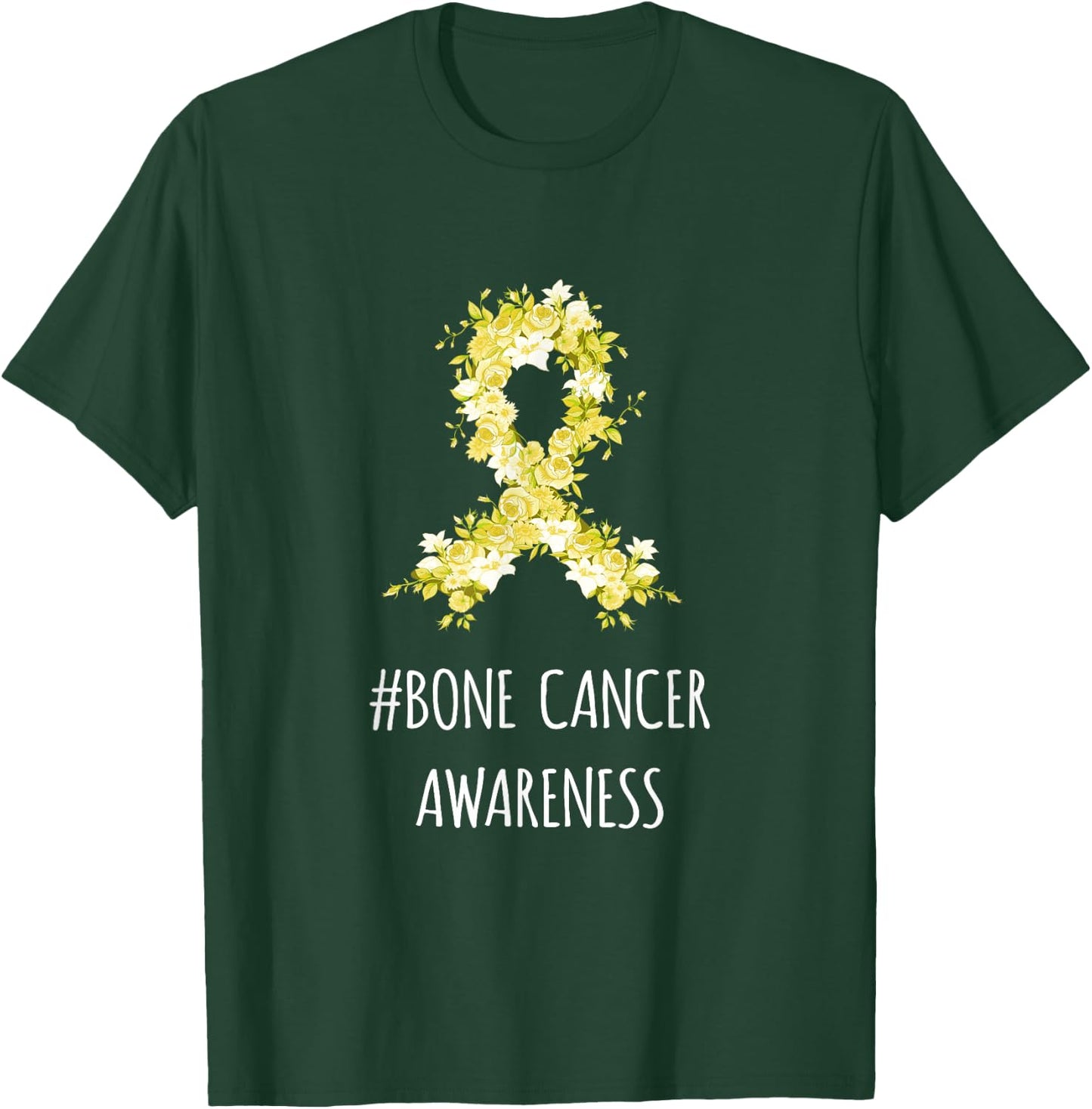 Bone Cancer Attention Shirt | Bone Cancer T-Shirt - T-Shirt | Forest