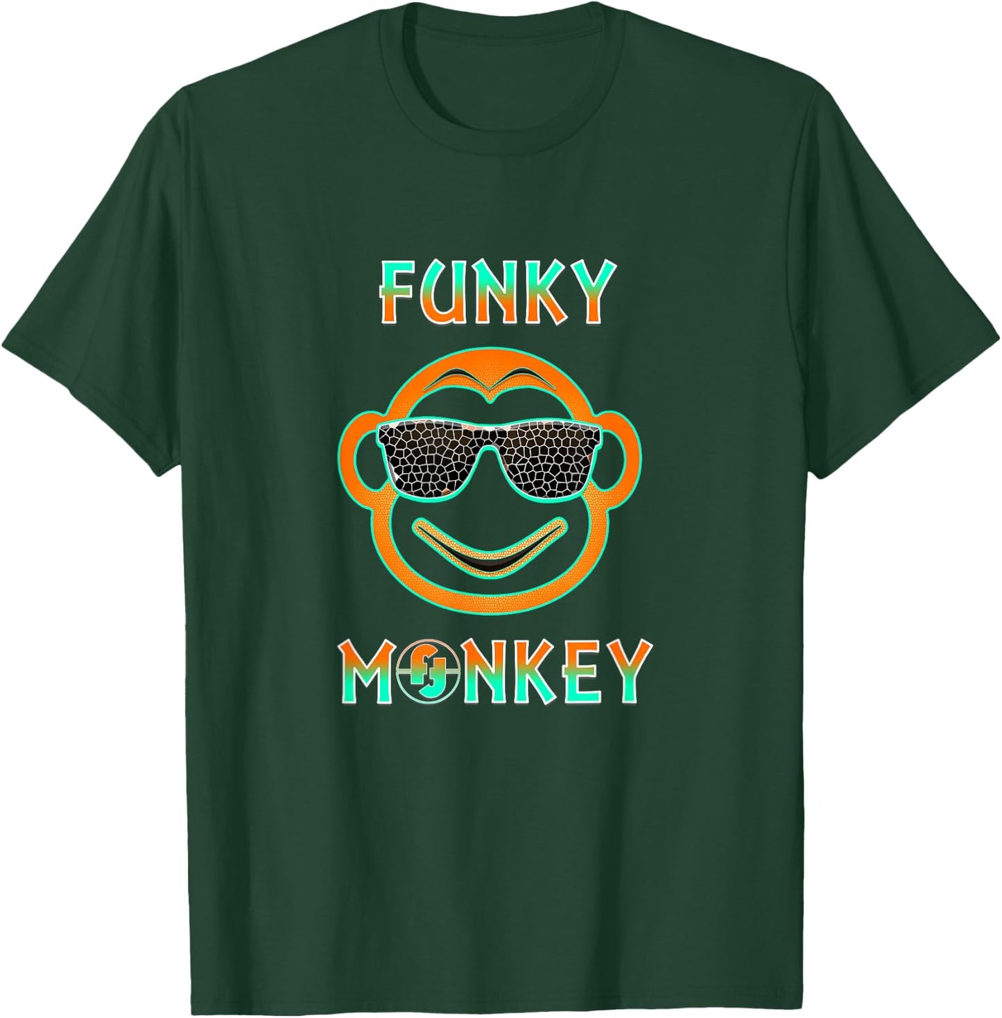 Monkey Shirt Funky Monkey Gifts , Women, Kids Monkey T-Shirt - T-Shirt | Forest