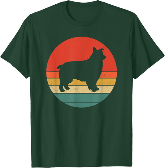 Miniature Australian Shepherd Vintage Dog Mini Aussie Gift T-Shirt - T-Shirt | Forest