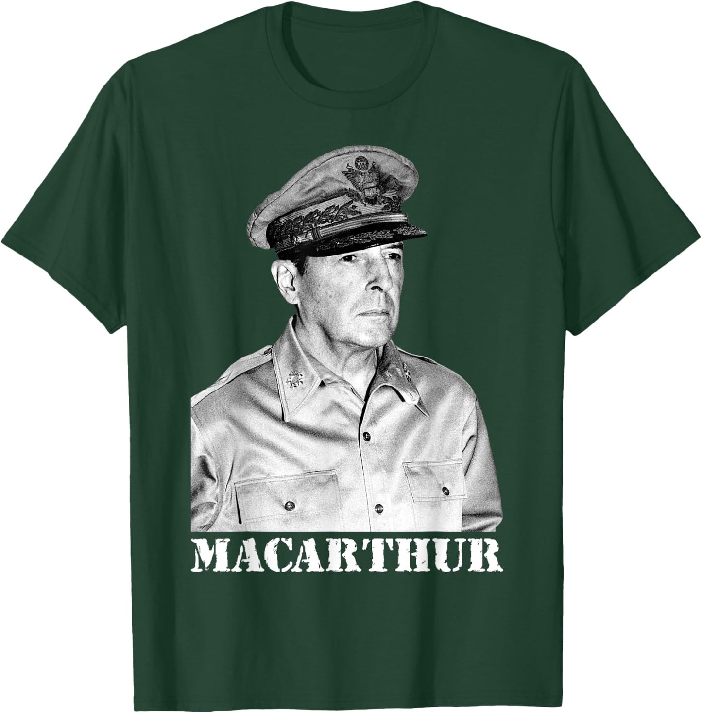 MacArthur World War II Victory Memorial Independence Day T-Shirt - T-Shirt | Forest