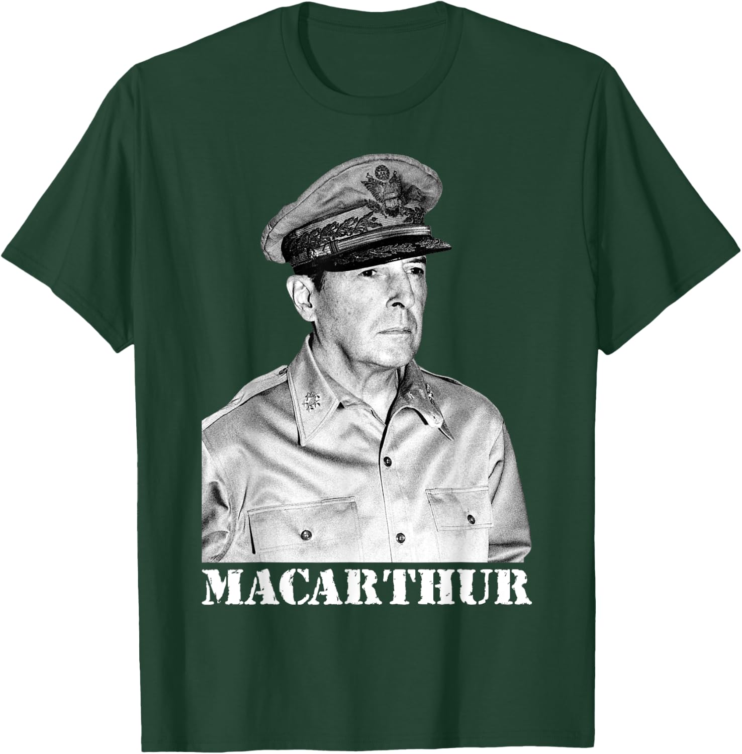 MacArthur World War II Victory Memorial Independence Day T-Shirt - T-Shirt | Forest