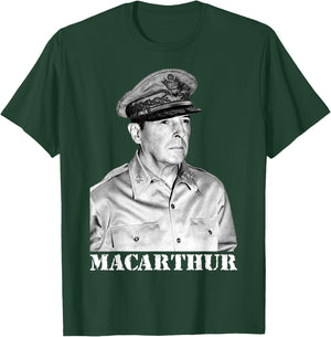 MacArthur World War II Victory Memorial Independence Day T-Shirt - T-Shirt | Forest