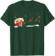 Camper Van Santa Dachshund Dog Sleigh Funny Christmas Pet Women Kids T-Shirt - T-Shirt | Forest